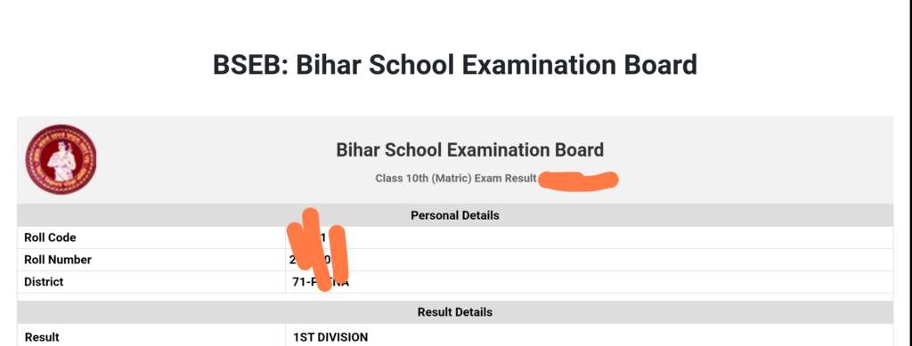 Old result check kaise kare 10th class 
